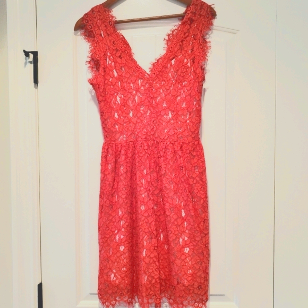 Madison Marcus Lace Dress